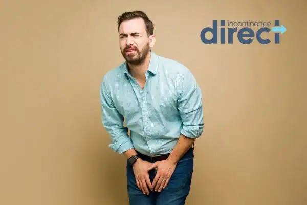 Image of a middle aged man suffering with urge incontinence Coventry  