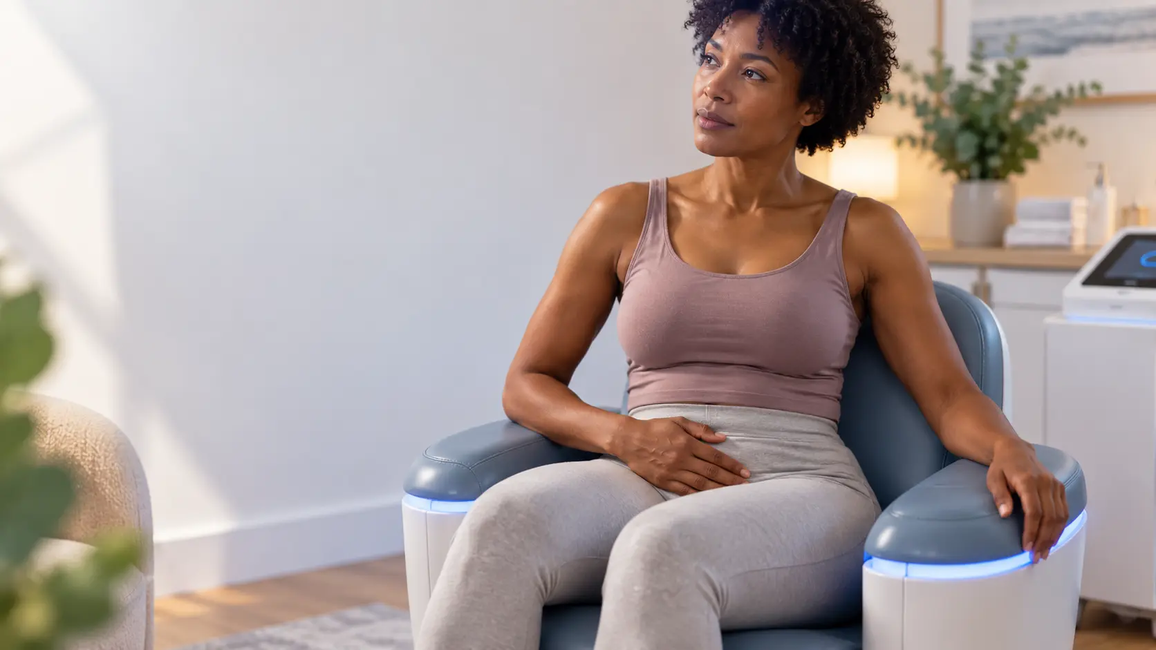 Calm Wellness Chair Reflection pelvic floor health solutions from incontince direct Coventry